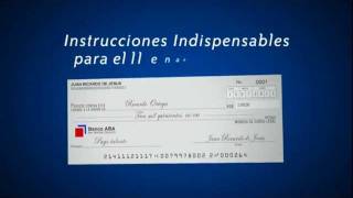 ¿Cómo llenar el nuevo formato de cheques [upl. by Etnoek]