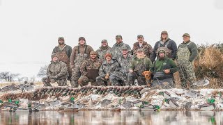 EPIC Oklahoma Duck Hunt over Small Pond 13 Limits [upl. by Cenac]