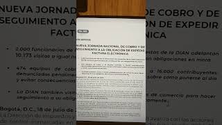 visitas de facturación electrónica y cobro deudas de IVA e impoconsumo da cierre de establecimiento [upl. by Ailehc]