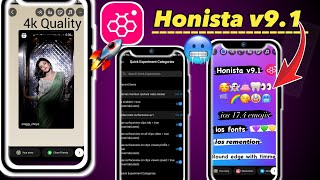 Honista v91 PRO settings amp features  Honista ios story settings  Honista iPhones story  Shadab [upl. by Vonni33]