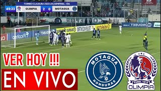 Motagua vs Olimpia En Vivo DONDE VER A QUE HORA JUEGA MOTAGUA VS OLIMPIA SEMIFINAL PARTIDO HOY [upl. by Filemon]