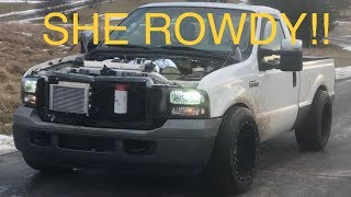 RACE TRUCK BUILD FIRST DRIVE IN BUILT 60 POWERSTROKE Ep37 [upl. by Keener]