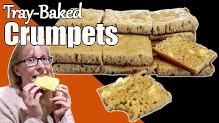 Tray Baked Crumpets  How to Make Crumpets Recipe  Making Crumpets in the Oven [upl. by Accever]