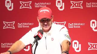 OU football Head Coach Brent Venables initial postgame reaction forward improvement [upl. by Arleta]