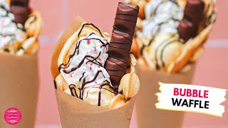 La recette des bubble waffles les gaufres avec des bulles [upl. by Boylston75]