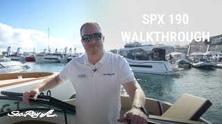 Sea Ray SPX 190  2024 Model Walkthrough In Cannes [upl. by Marinelli]