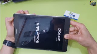 Samsung Tab A  SMT555  Unlock Pattern Password  HARD RESET How To  GSM GUIDE [upl. by Eleira]