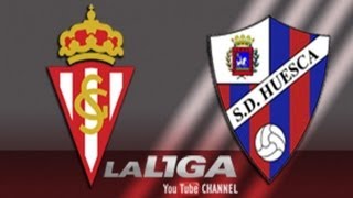 Resumen de Sporting de Gijón 10 SD Huesca  HD [upl. by Luaped473]