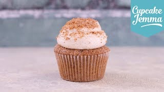 Cinnamon Toast Cupcake Recipe amp Tutorial  Cupcake Jemma [upl. by Nahgiem]