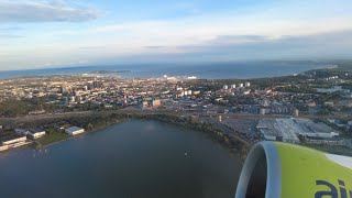 Таллинн  вылет из аэропорта Эстония  Departure from Tallinn airport  Estonia [upl. by Hedvig]