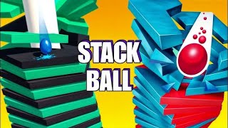 Stack Balls  Playing Game  AndroidiOS Games  Part 27 [upl. by Ynabe]