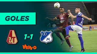 Tolima vs Millonarios 11 Final ida  Liga BetPlay 2021I [upl. by Pier386]