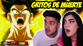 ESPAÑOLES REACCIONAN A DRAGON BALL LATINO VS ESPAÑOL 🐲GOGETA VS BROLY🐲DRAGON BALL SUPER BROLY🐲 [upl. by Thorwald]