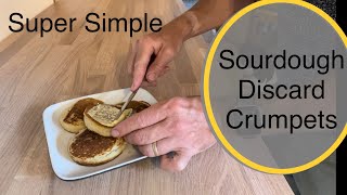 Easy Sourdough discard crumpets [upl. by Finn]