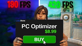 I Bought a PC Optimizer to Boost my FPS in Fortnite [upl. by Abra]