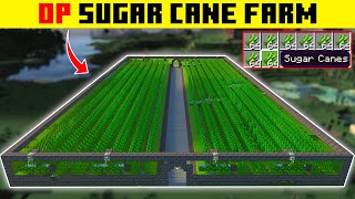 120 OP SUGAR CANE FARM No Bonemeal  Minecraft Bedrock [upl. by Irret647]