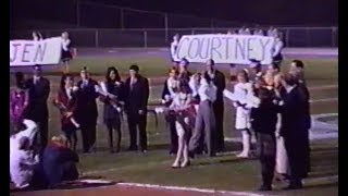 Centreville High School Clifton Virginia 1994 Homecoming Halftime Ceremony [upl. by Oinotnas]