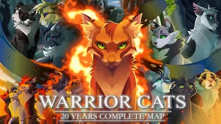 Warrior Cats 20 Years  COMPLETE MAP [upl. by Walton]