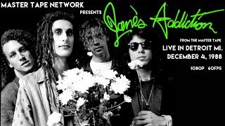 Janes Addiction Live in Detroit MI 1988 Master Tape 1080p 60fps HQ [upl. by Atsok]