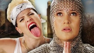 Miley Cyrus vs Joan of Arc Epic Rap Battles of History [upl. by Rekyr]