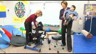 EasyStand Bantam Chayton Cerebral Palsy fitted in Standing Frame [upl. by Drahnreb506]