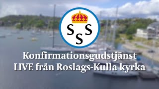 Konfirmationsgudstjänst av Konfa 55 14 augusti 2022 [upl. by Arres]