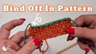 How to Bind Off in Pattern for Any Knitting Project Master the Perfect Finish [upl. by Nihhi]