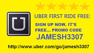 Uber First Ride Free Getting A First Time Promo Code [upl. by Attenoj]