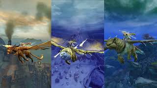 Guild Wars 2  Griffon flying  My sweet birds [upl. by Ddat135]