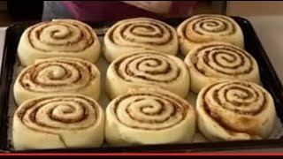 Giant Homemade Cinnamon Rolls WATCH OUT FOR THE SECRET INGREDIENT [upl. by Audley624]