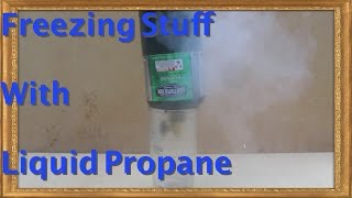 DIY quotLiquid Nitrogenquot Liquid Propane [upl. by Piks859]