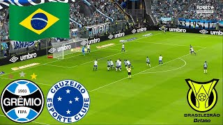 GRÃŠMIO X CRUZEIRO  BRASILEIRÃƒO BETANO 2024  ARENA DO GREMIO  CÃ‚MERA TV  SPORTV PREMIERE AO VIVO [upl. by Atsira]