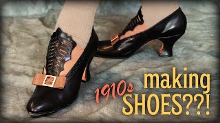 I Made Witchy Edwardian Shoes by Hand [upl. by Ennirok]