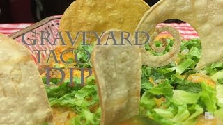 Graveyard Taco Dip  Recipe Rack [upl. by Arsi]