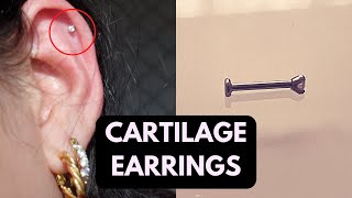 How To Remove and Insert Cartilage EarringLabret UPDATED 2022 [upl. by Zetta303]