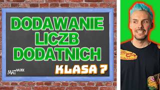 DODAWANIE LICZB DODATNICH [upl. by Nahtiek]