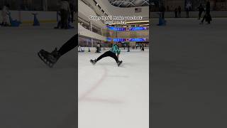 Some hard stops on ice figureskating skating skate iceskating hockey iceskate [upl. by Messab]