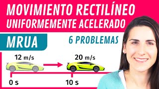 MRUA Movimiento Rectilíneo Uniformemente Acelerado 🚀 Explicación Fórmulas y Ejercicios [upl. by Nave]