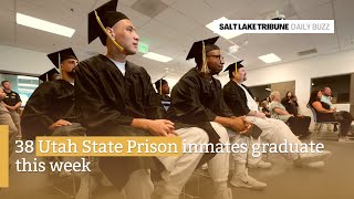 38 Utah State Prison inmates graduate this week  Daily Buzz [upl. by Townie]