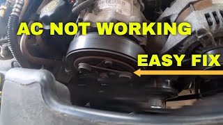 AC compressor NOT workingEASY FIX [upl. by Yltneb306]