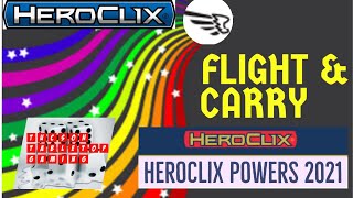 2021 Heroclix Powers  Carry  Flight  Passenger [upl. by Lashonde]