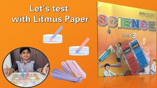 How Litmus Paper Works  Experiment for Kids [upl. by Amsed]