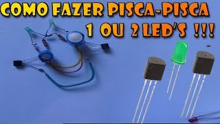 Como fazer 1 ou 2 Leds piscarem  Facíl [upl. by Schwartz]