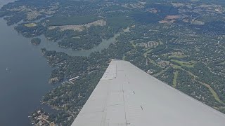 Delta Airlines Boeing 717200 Landing  Charlotte Douglas International Airport [upl. by Kitti96]