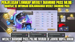 Penjelasan Lengkap Weekly Diamond Pass MLBB  Manfaat Kartu Sigin Terlambat Weekly Diamond Pass ML [upl. by Etnomed]