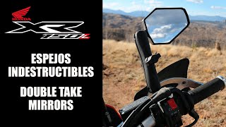 HONDA XR150L 2023  ESPEJOS INDESTRUCTIBLES  DOUBLE TAKE MIRROR [upl. by Htbazile]