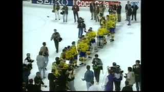 IshockeyVM 19910504 SverigeSovjet SWEURS 21 SVT DEL 3 [upl. by Atinar]