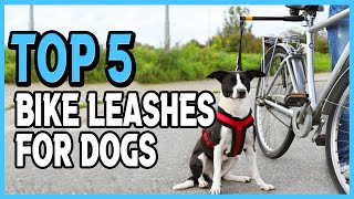 Best Bike Leashes For Dogs  Top 5 Dog Bike Leash For Bike Riding [upl. by Blakeley104]