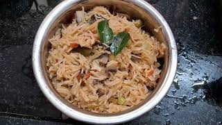 Mushroom Peas Briyani  காளான் பட்டாணி பிரியாணி [upl. by Delanie]