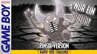 Kann man NUR mit PINSIR Pokemon Blau amp Rot durchspielen [upl. by Lucho]